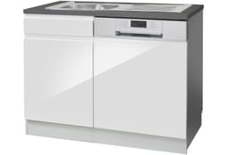 KOCHSTATION Spülenschrank KS-Virginia | Weiß