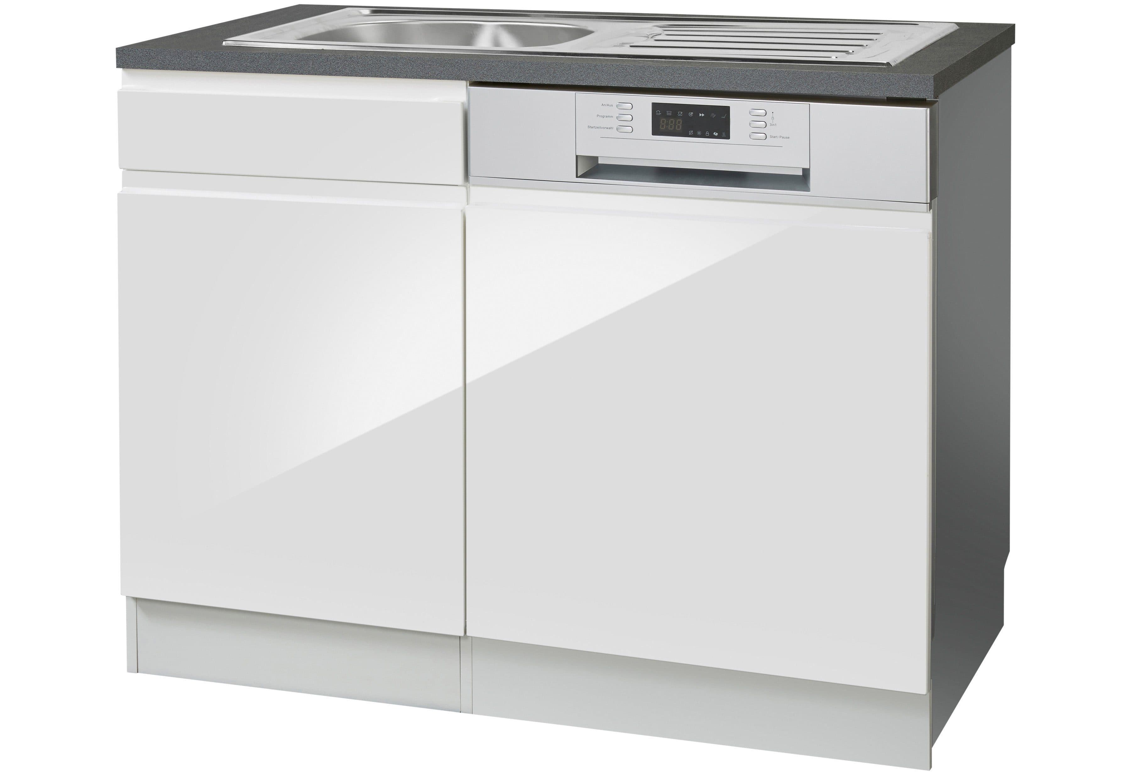 KOCHSTATION Spülenschrank KS-Virginia | Weiß