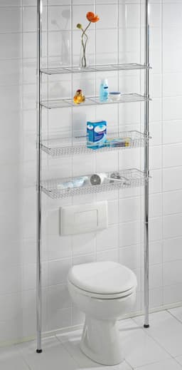 Wenko Badregal Ellera Teleskopregal | Silber
