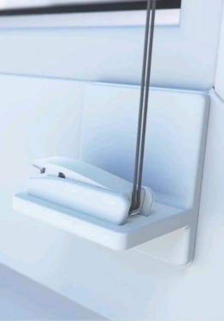K-HOME Klebeträger Plissees | Weiß