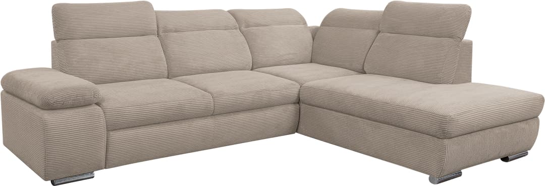 WERK2 Ecksofa Alicante Cord | Beige