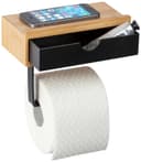 WENKO Toilettenpapierhalter Bambusa | Holztöne 3