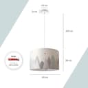Paco Home Hugo Cosmo Pendelleuchte | Weiß 5