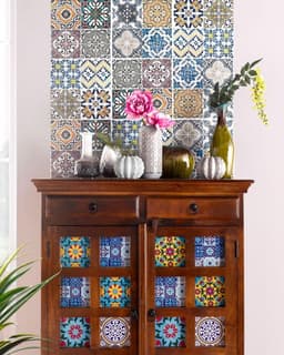 Home affaire Fliesenaufkleber Ornamente | Mehrfarbig