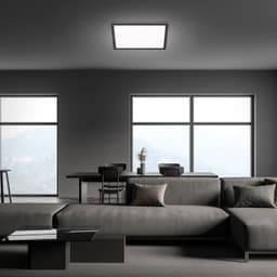Briloner Leuchten LED Panel 7158415 SLIM | Schwarz