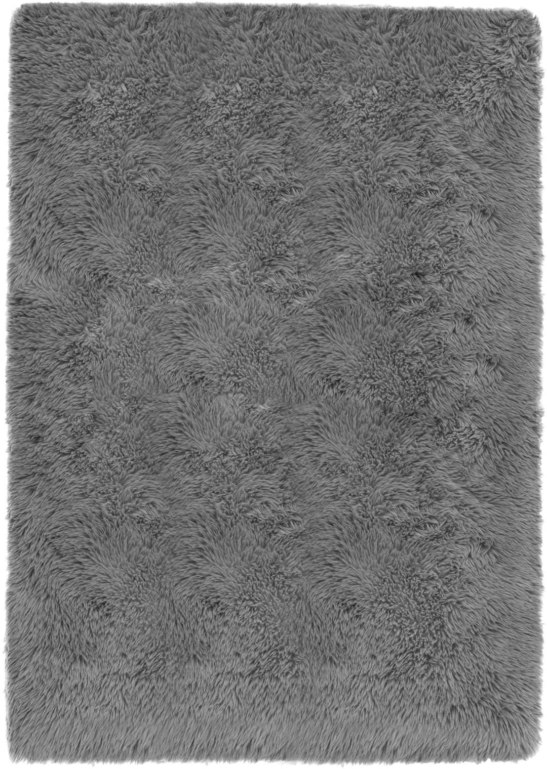 OTTO home Hochflor-Teppich Silky | Grau
