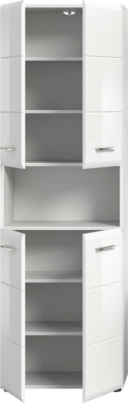 welltime Stauraumschrank FLORENZ | Weiß