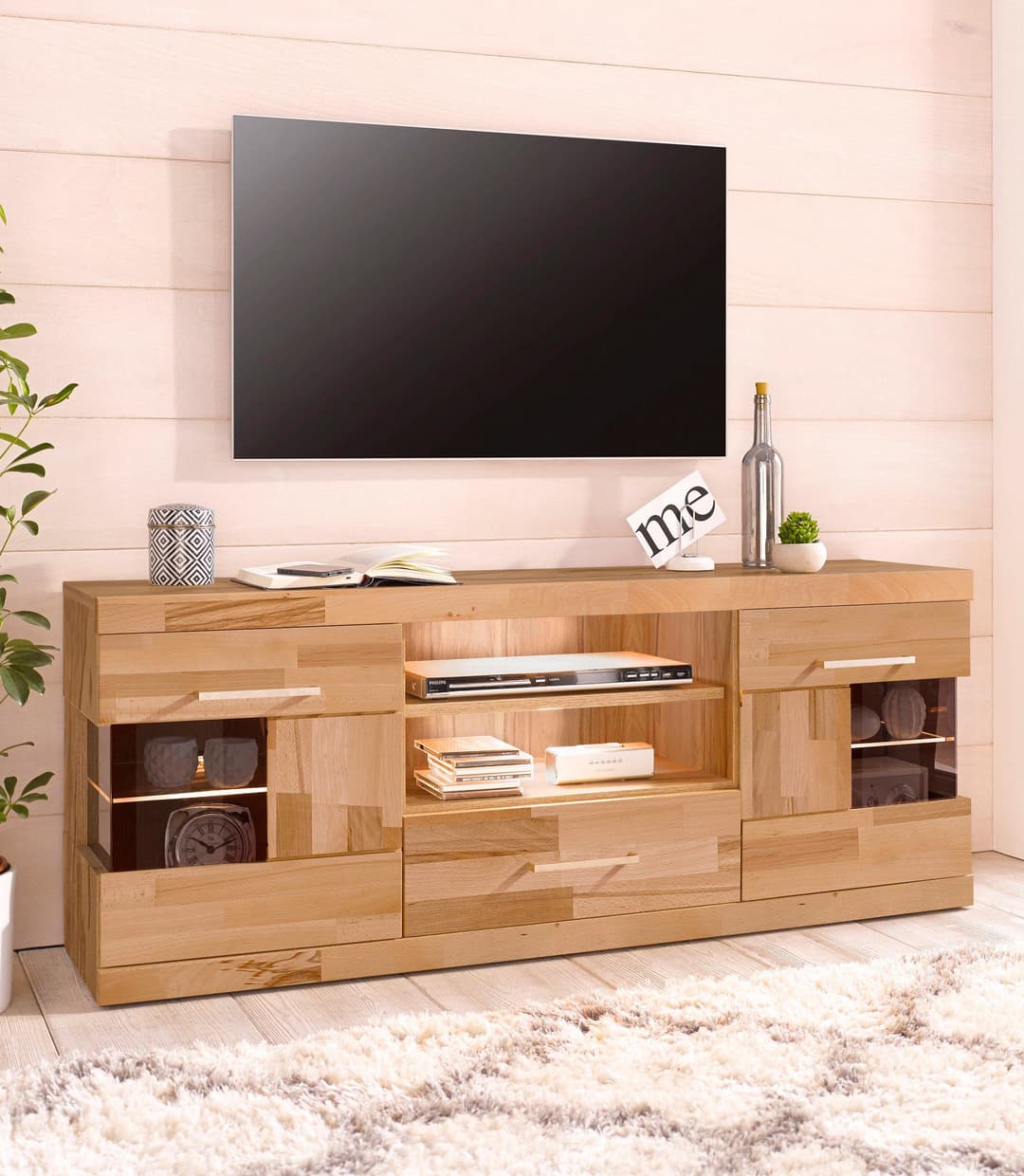 OTTO home Lowboard Ribe | Holztöne