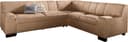 DOMO collection Ecksofa Norma | Braun