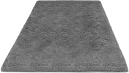 OTTO home Hochflor-Teppich Silky | Grau