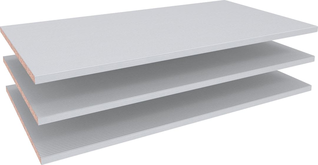 WIEMANN Einlegeboden (Set, 3 St) | Silber