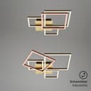 Briloner Leuchten LED Deckenleuchte FRAME | Braun 4
