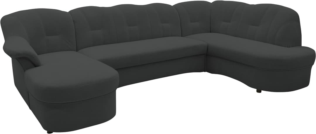 DOMO collection Wohnlandschaft Flores | Grau