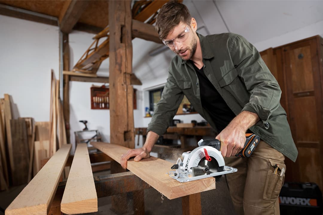 Worx Akku-Handkreissäge WX531.9 NITRO | Schwarz