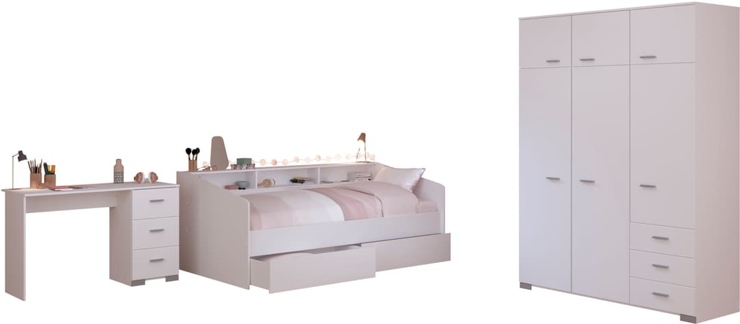 Parisot Jugendzimmer-Set Sleep 42 | Weiß