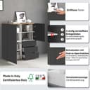 OTTO home Highboard GARDA | Grau 3