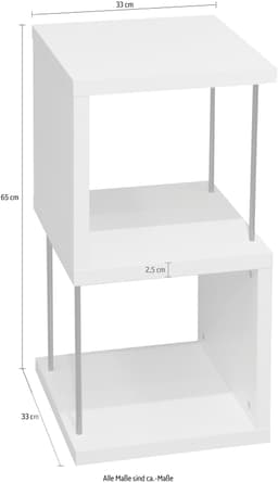 Mäusbacher Standregal Sticks Regale | Weiß