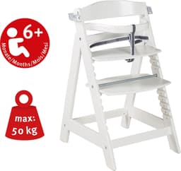 roba® Hochstuhl Treppenhochstuhl Sit Up Click & Fun | Weiß