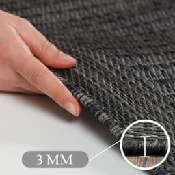Ayyildiz Teppiche Outdoorteppich GIZA 1410 | Schwarz