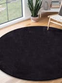 Teppich Relax round | Schwarz