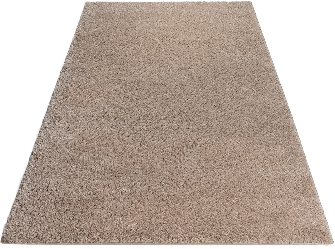 Bruno Banani Shaggy Soft Hochflor-Teppich | Beige