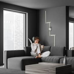 Briloner Leuchten LED Deckenleuchte STAFF | Silber
