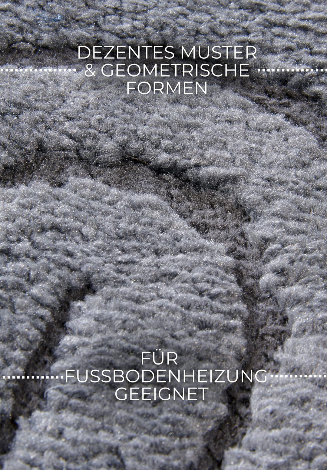 ELLE DECORATION Cosy Panglao Designteppich | Grau