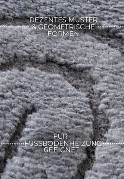 ELLE DECORATION Cosy Panglao Designteppich | Grau