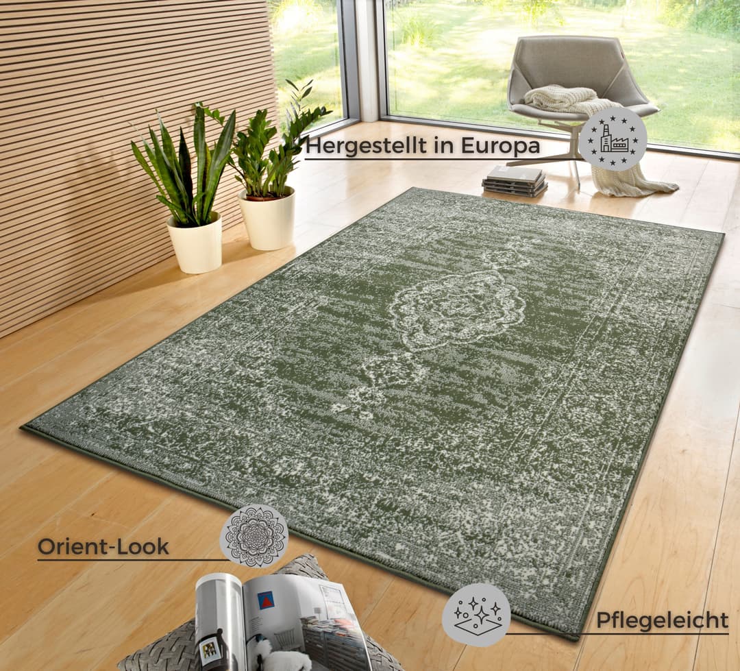 HANSE Home Teppich Meridional | Grün