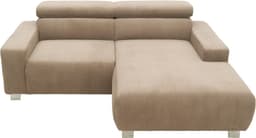 DOMO collection Ecksofa 100030 | Braun