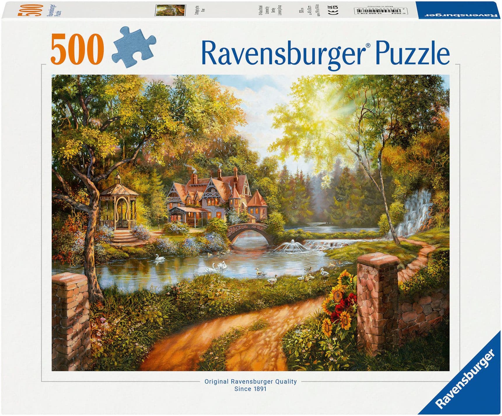 Ravensburger Puzzle Cottage am Fluss | Mehrfarbig