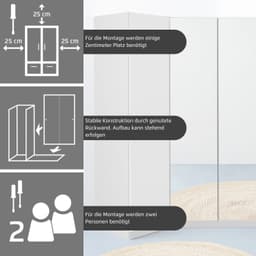rauch Schrank-Set VANDOR | Grau