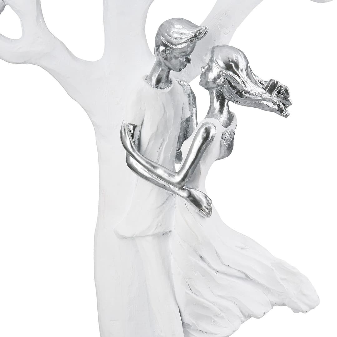 Casablanca by Gilde Dekofigur Skulptur Paar | Weiß