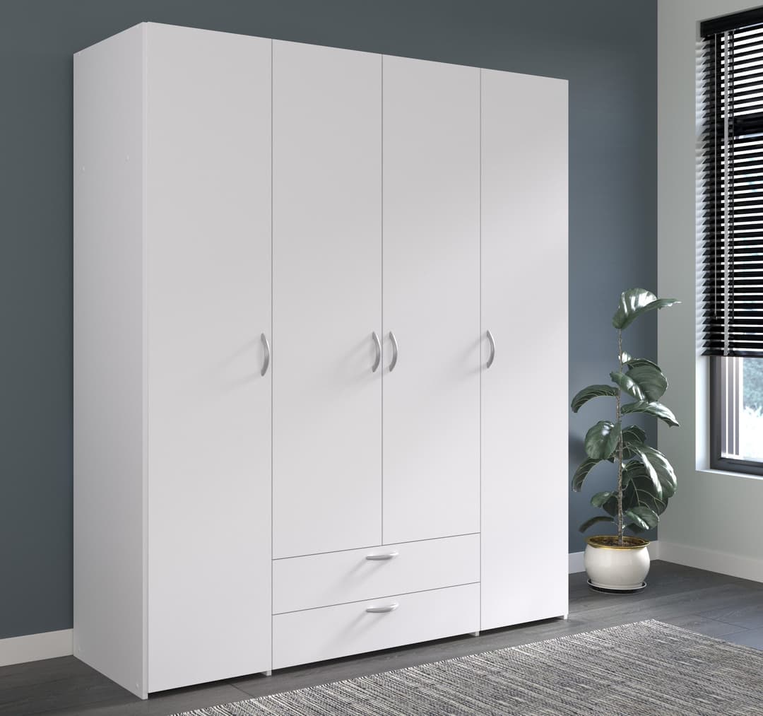 Parisot Kleiderschrank Daily 1 | Weiß