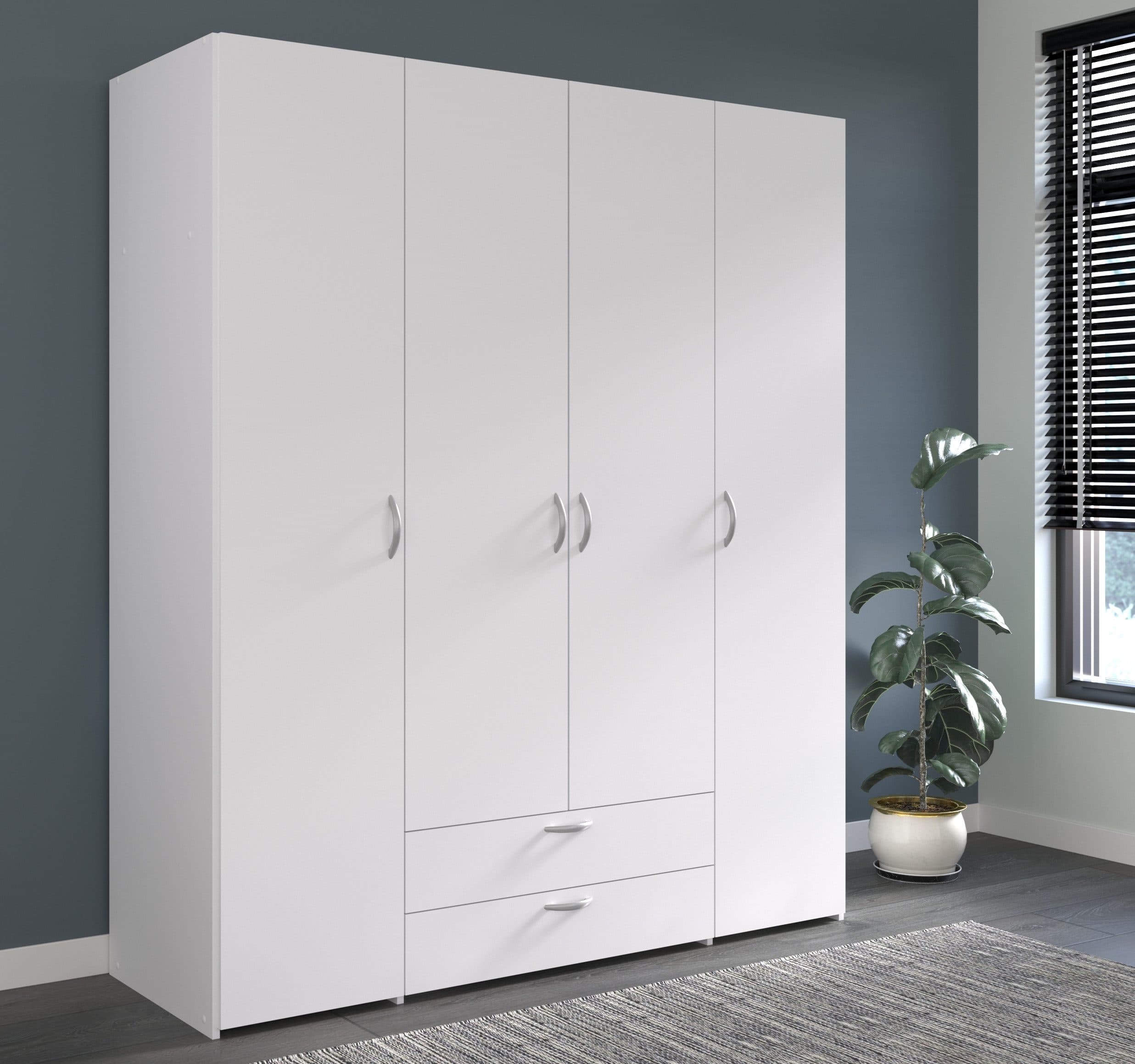 Parisot Kleiderschrank Daily 1 | Weiß