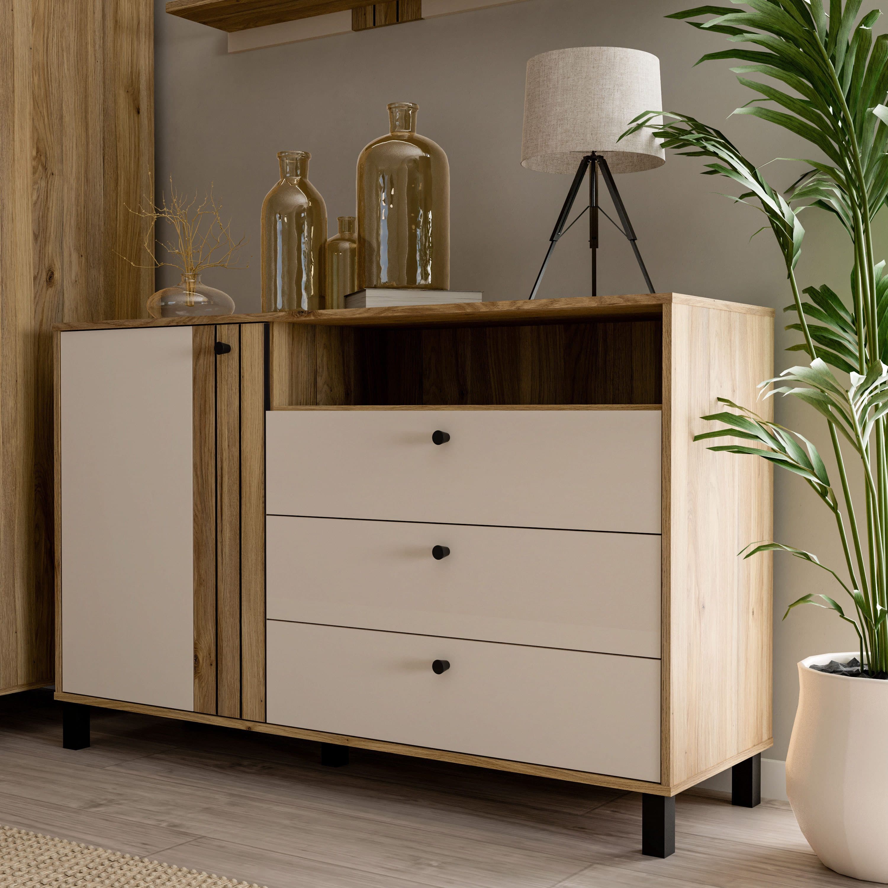FORTE Sideboard Killarney | Holztöne