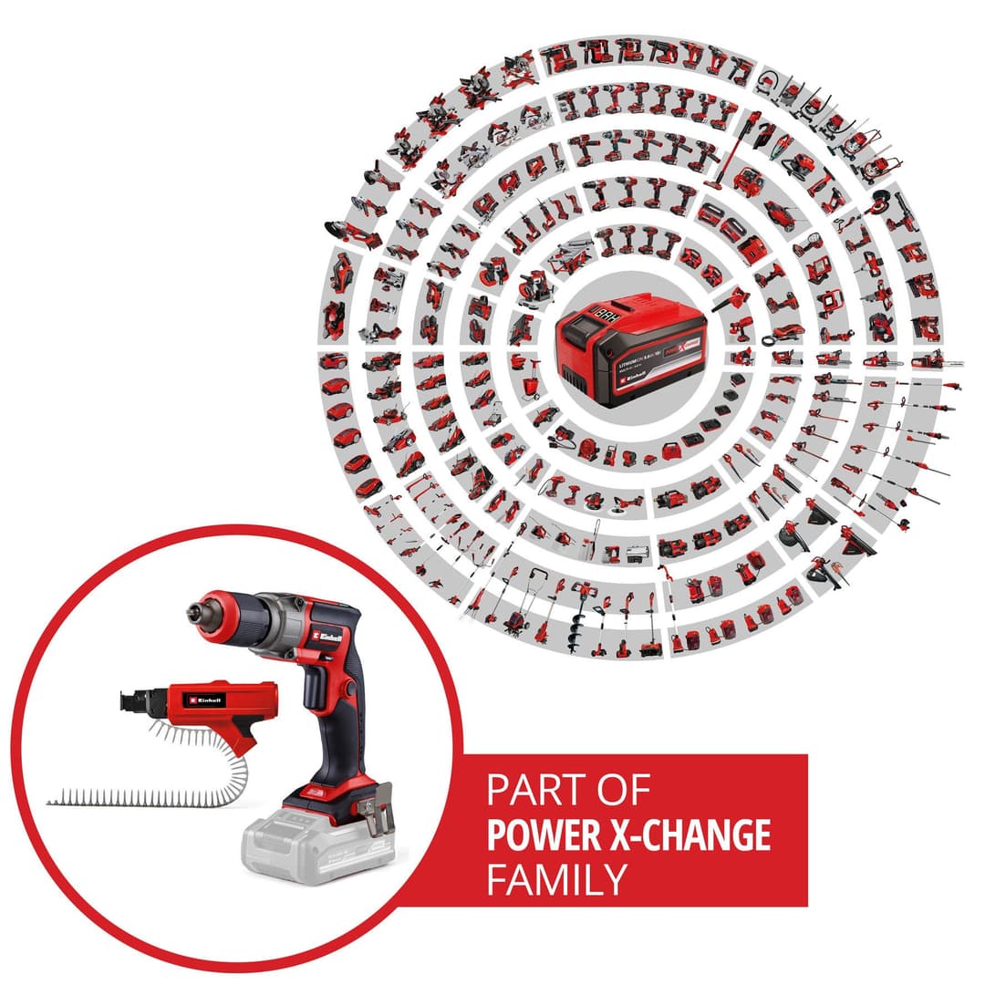 Einhell Akku-Trockenbauschrauber TP-DY 18 Li BL | Rot