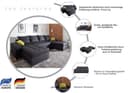 COLLECTION AB Wohnlandschaft Josy XL U-Form | Blau 3