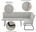 OTTO home Eckbank Blee | Grau 3