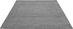 THEKO Wollteppich Gabbeh Uni | Grau