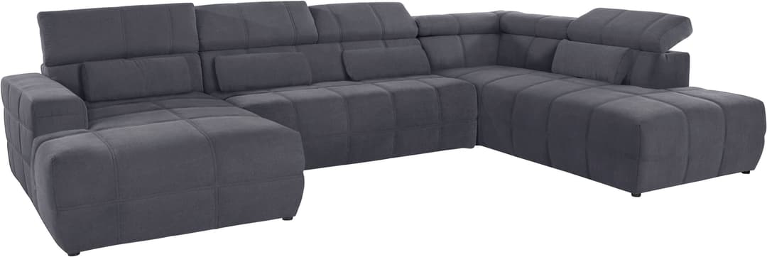DOMO collection Wohnlandschaft Brandon | Grau