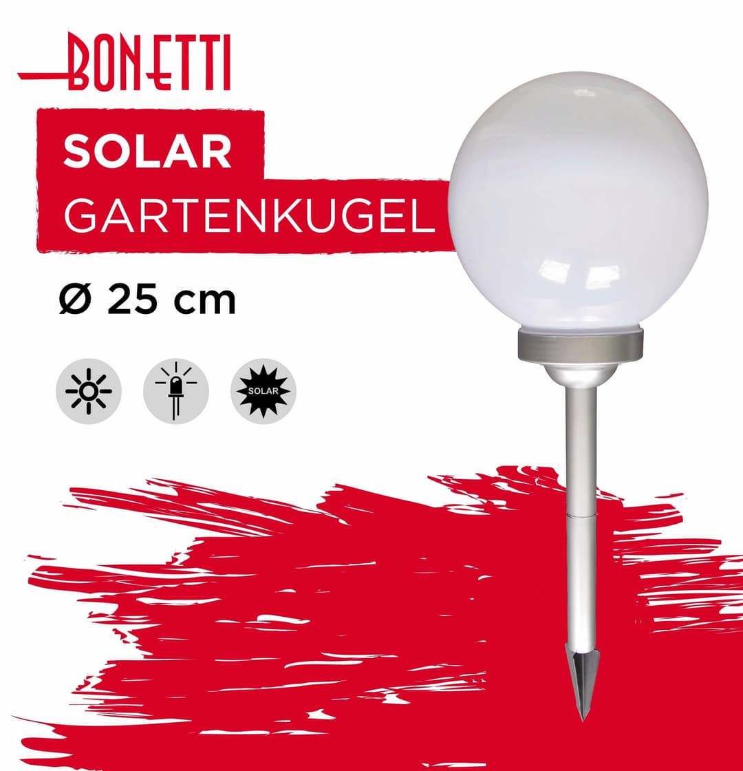 BONETTI LED Gartenleuchte | Weiß