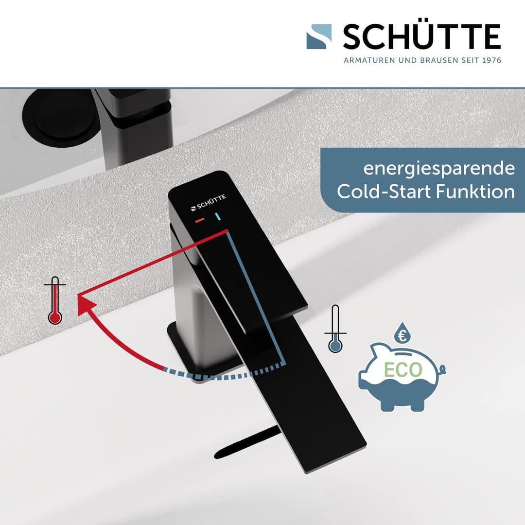 Schütte SAN DIEGO Waschtischarmatur | Schwarz