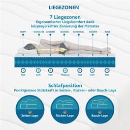 Beco Komfortschaummatratze Gigant Trio | Weiß