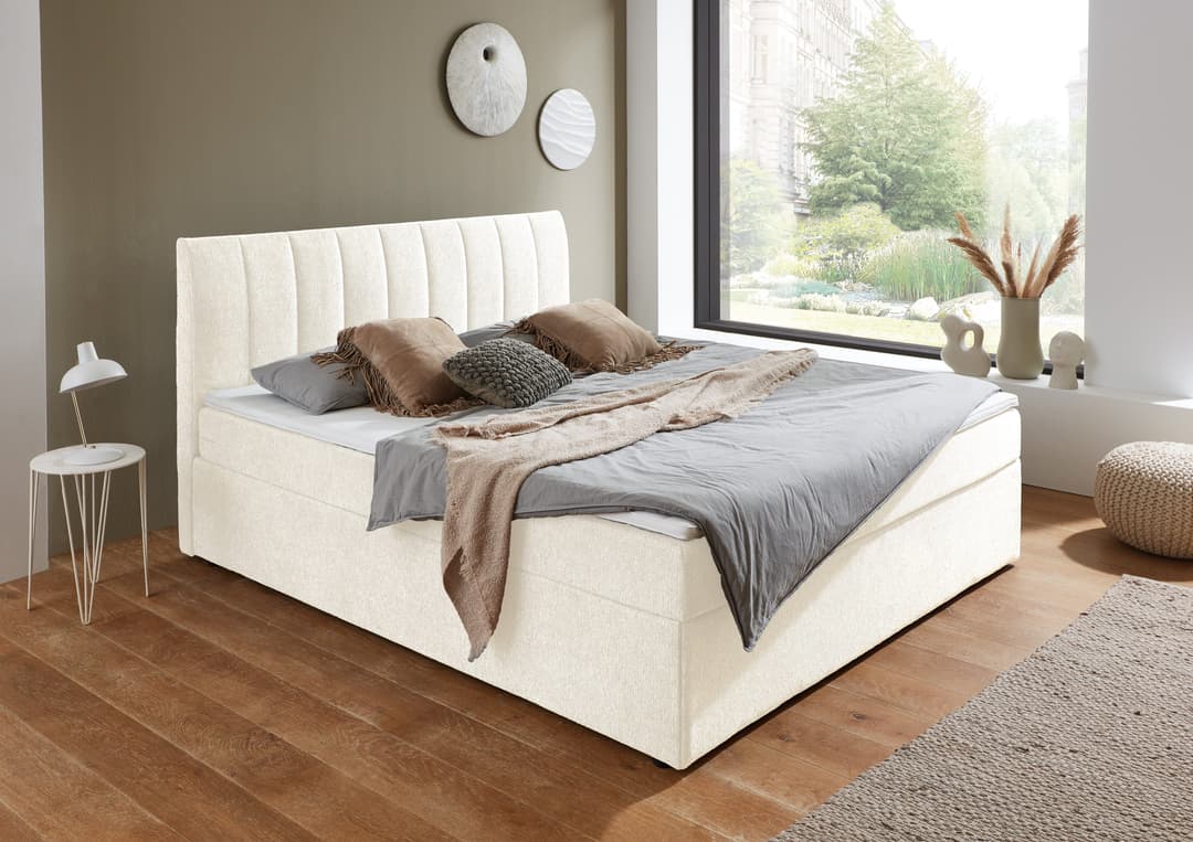 ATLANTIC home collection Boxbett Alva | Weiß