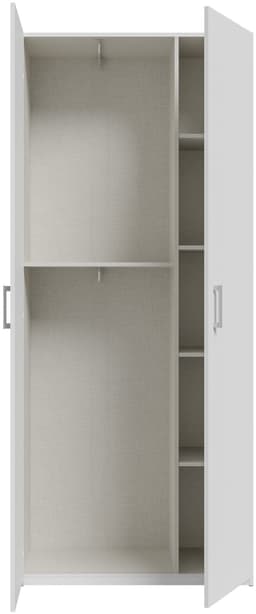 FORTE Kleiderschrank | Weiß