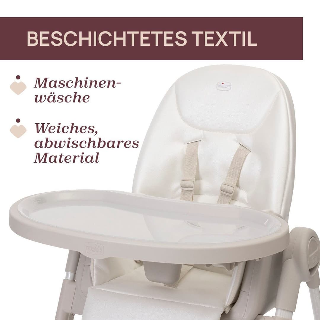 Chicco Hochstuhl Polly Armonia Motherpearl | Beige