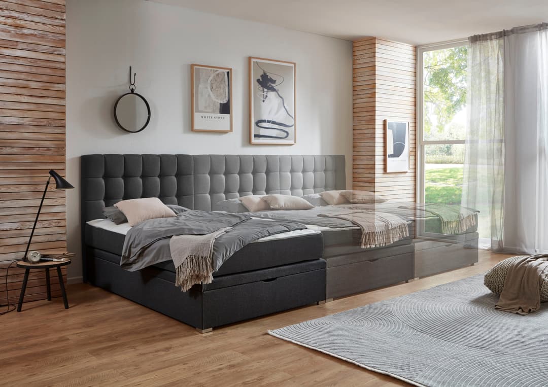 ATLANTIC home collection Boxbett Riona | Grau