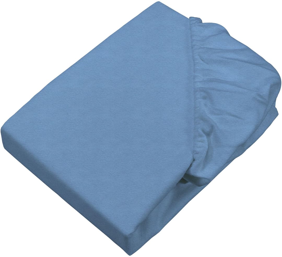 SETEX Spannbettlaken Feinbiber | Blau