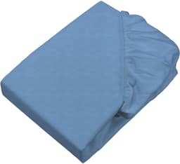 SETEX Spannbettlaken Feinbiber | Blau